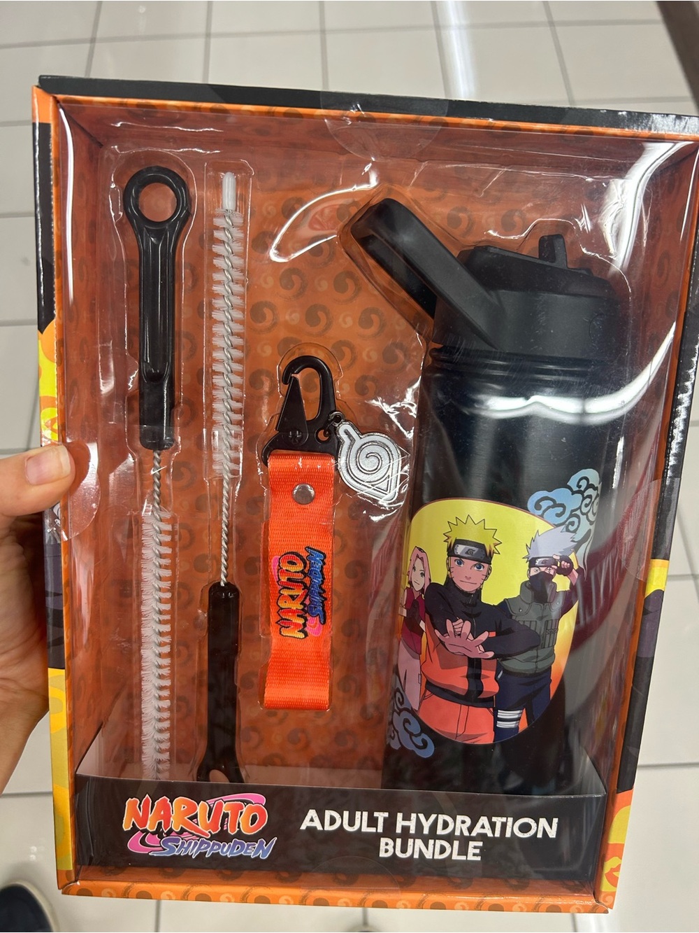 Limited edition Naruto Shippuden adult hydration bundle